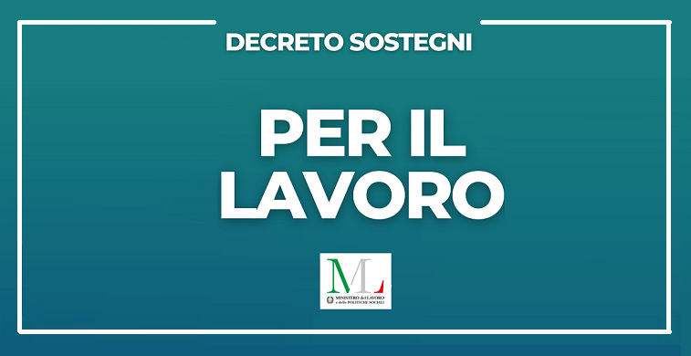 dl sostegni e lavoro