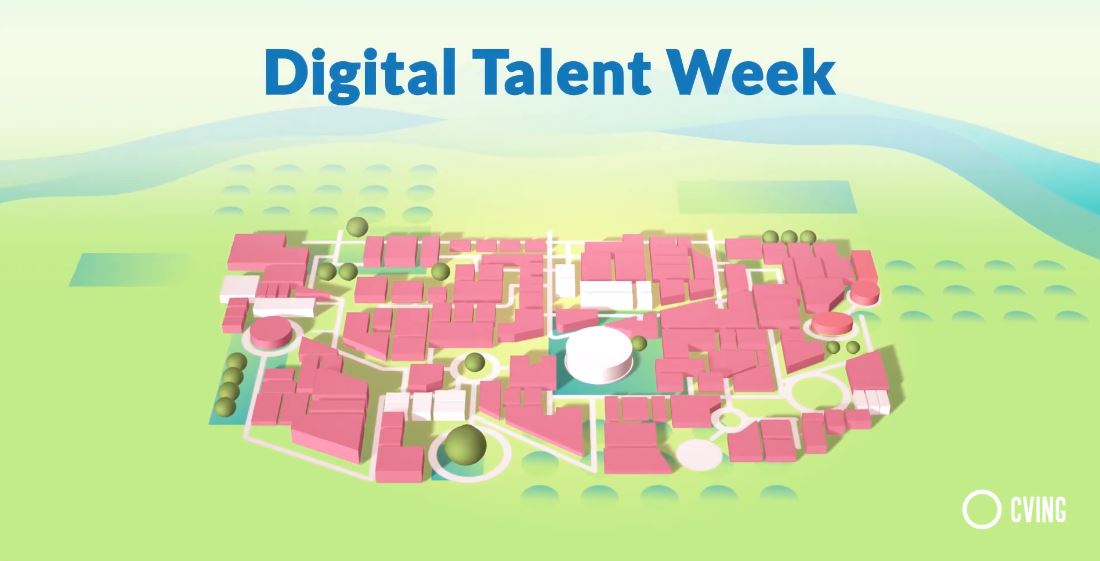 frame tratto dal video presentazione della digital talent week di CVING