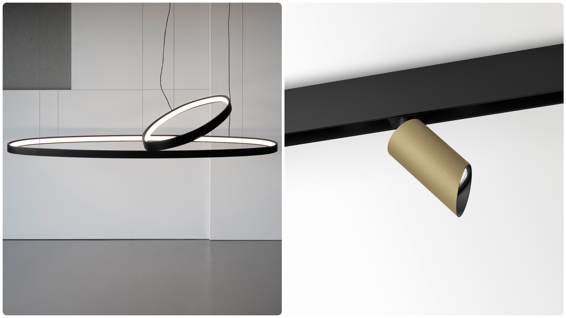 A sinistra la Superloop Oval FX01, a destra la Spy XXX della gamma Spy. Entrambi sono prodotti da Deltalight